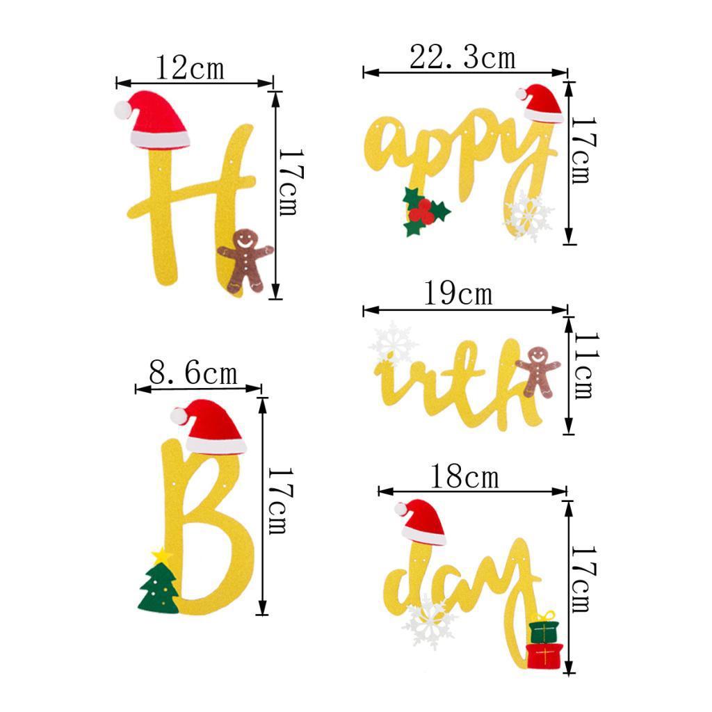 Bunting Banner Garland Decoration Supplies Happy Anniversary, Golden