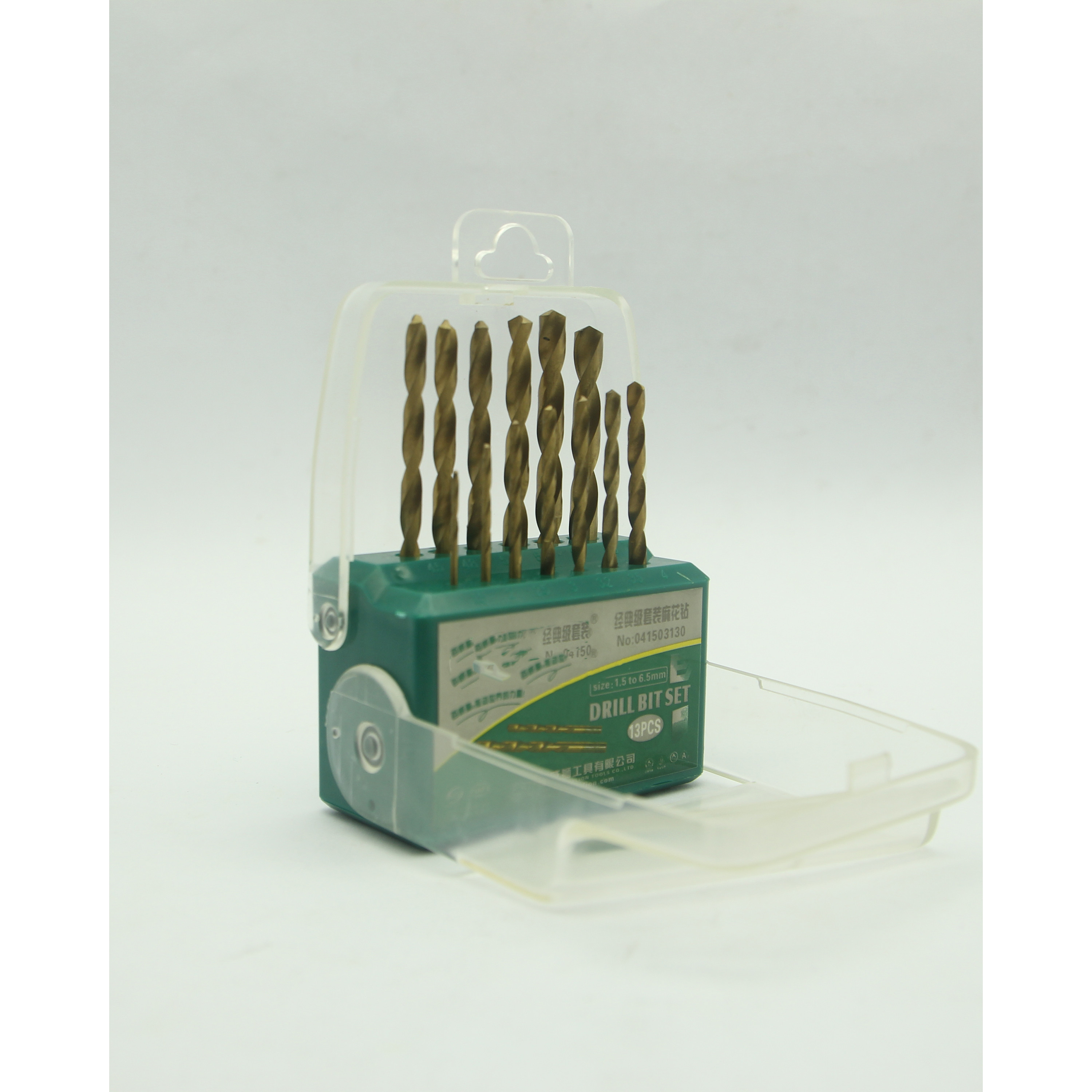 BỘ 13 MŨI KHOAN INOX 1.5 ĐẾN 6.5MM HSS VÀNG