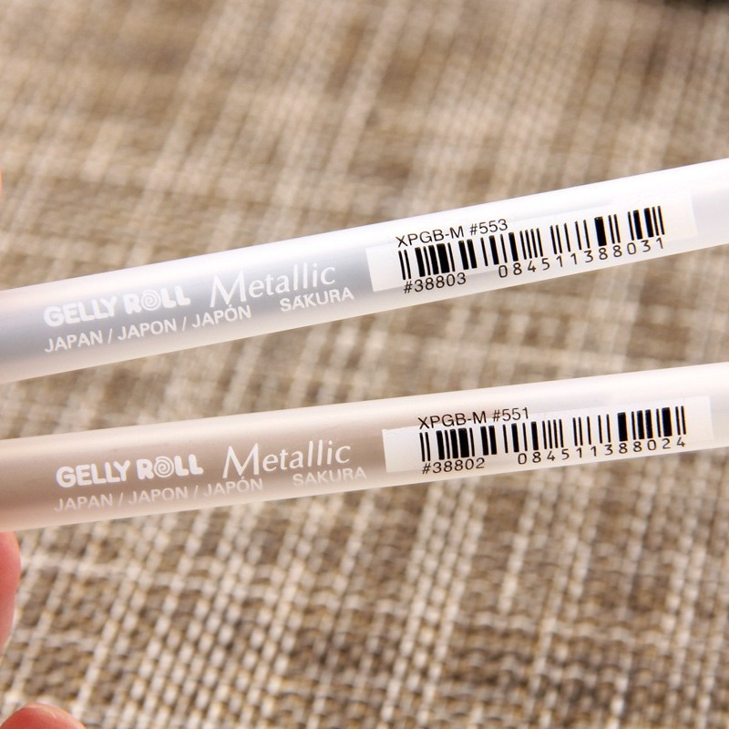 Bút gel trắng, nhũ Gelly Roll Sakura Nhật Bản - Lalunavn A28