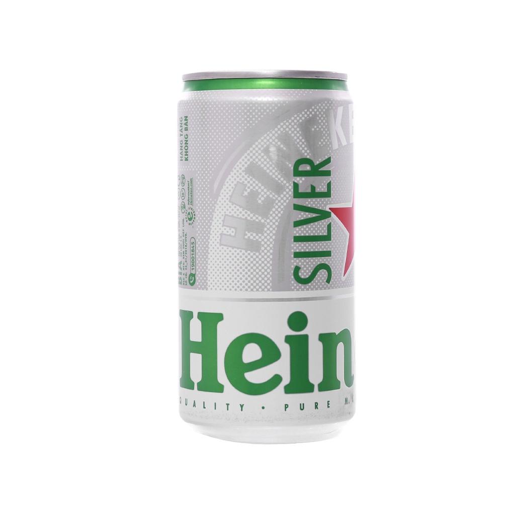 Bia Heineken Silver Lon 250ml - 24 Lon
