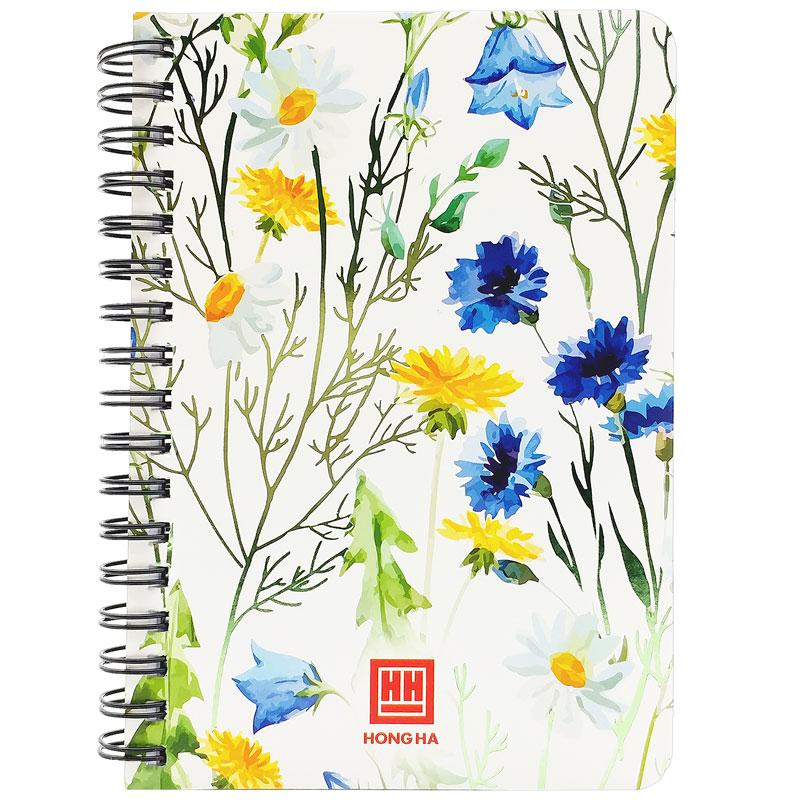 Sổ Lò Xo A6 Kẻ Ngang 200 Trang 70gsm Glitter - Hồng Hà 4160 - Mẫu 3