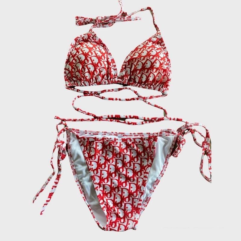 Bikini tam giác 2 mảnh in chữ ĐI OR
