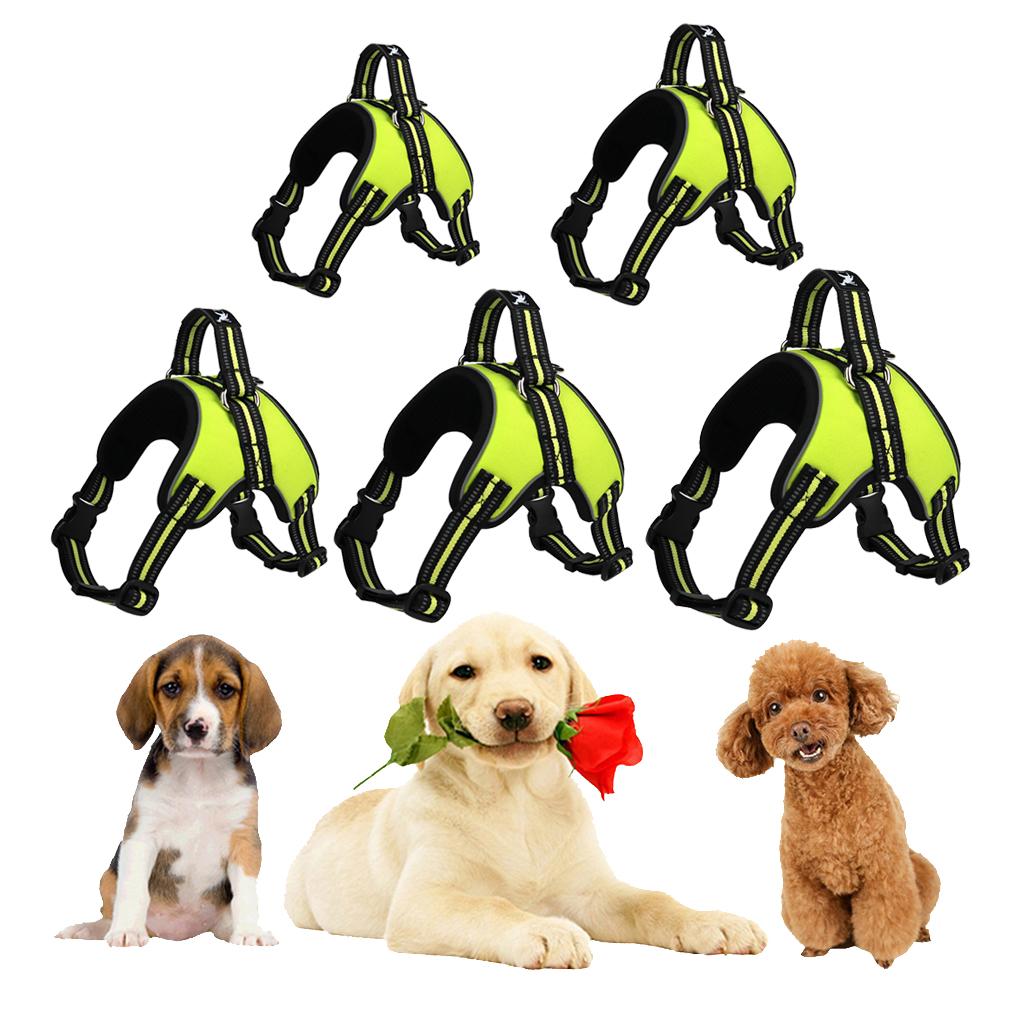No Pull Dog Puppy Harness Soft Adjustable Reflective Comfortable Vest