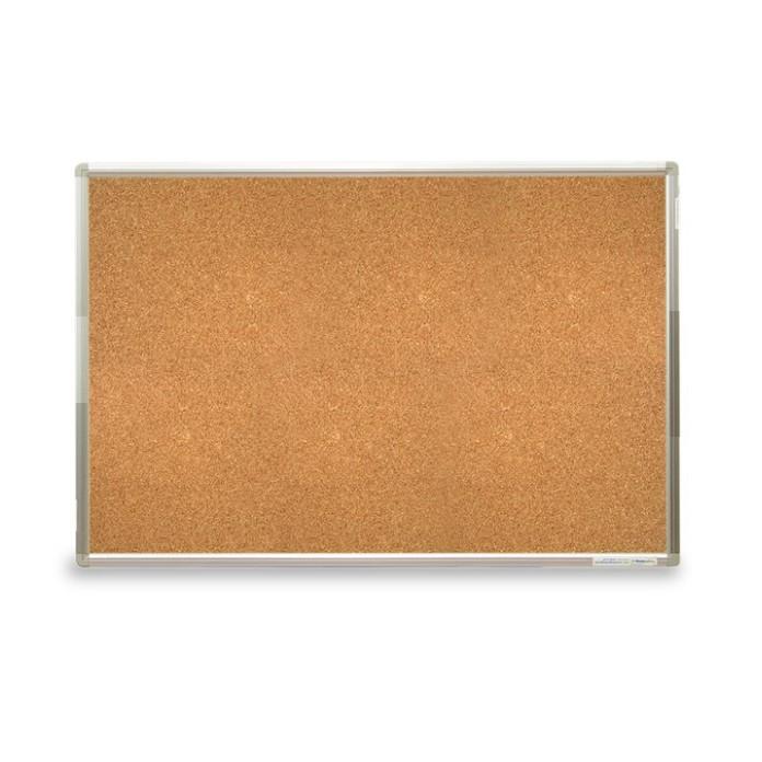 Bảng ghim bần khung nhôm treo tường 100 x 120 cm - TẶNG GHIM