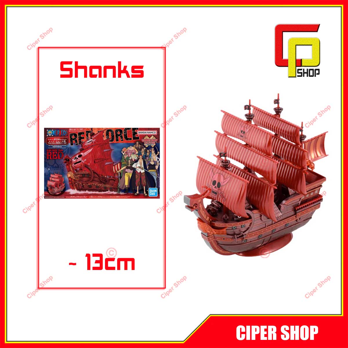 Mô hình Thuyền Red Force Film Red - Red Force Ship One Piece film red - Tàu Shanks