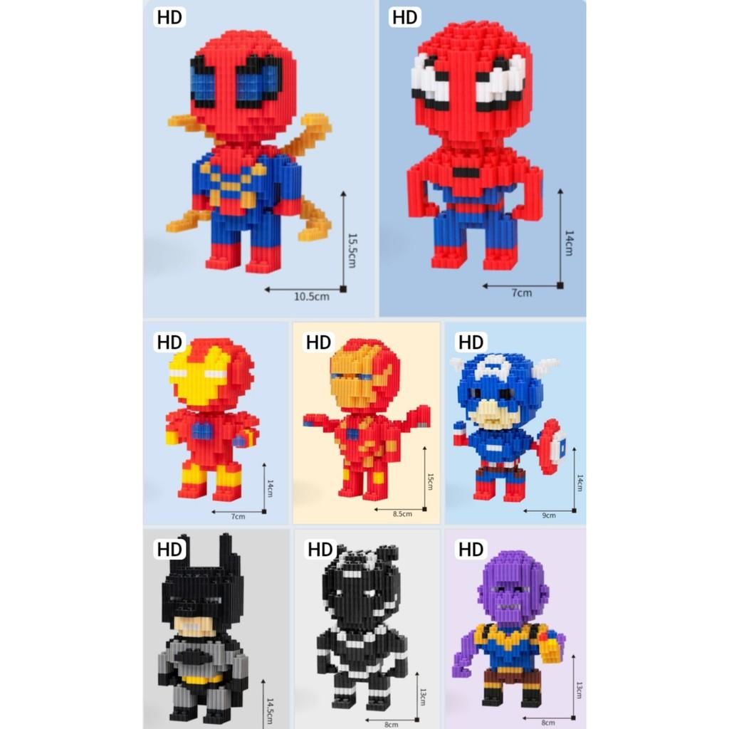 Lắp Ráp Xếp Hình Nanoblocks Nhân vật hoạt hình cartoon - 1 hộp 1 con