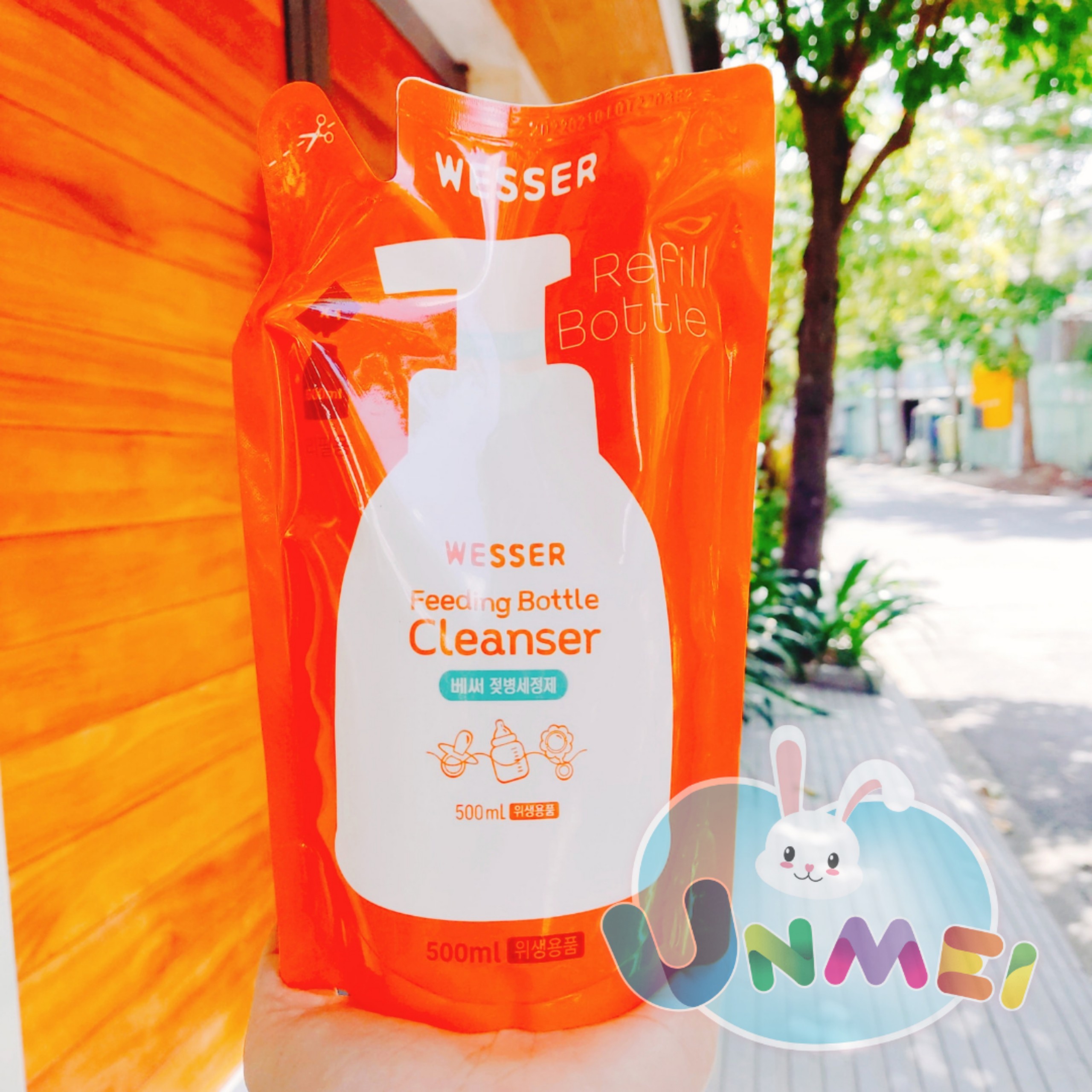 Combo 2 nước rửa bình sữa  (Gói)