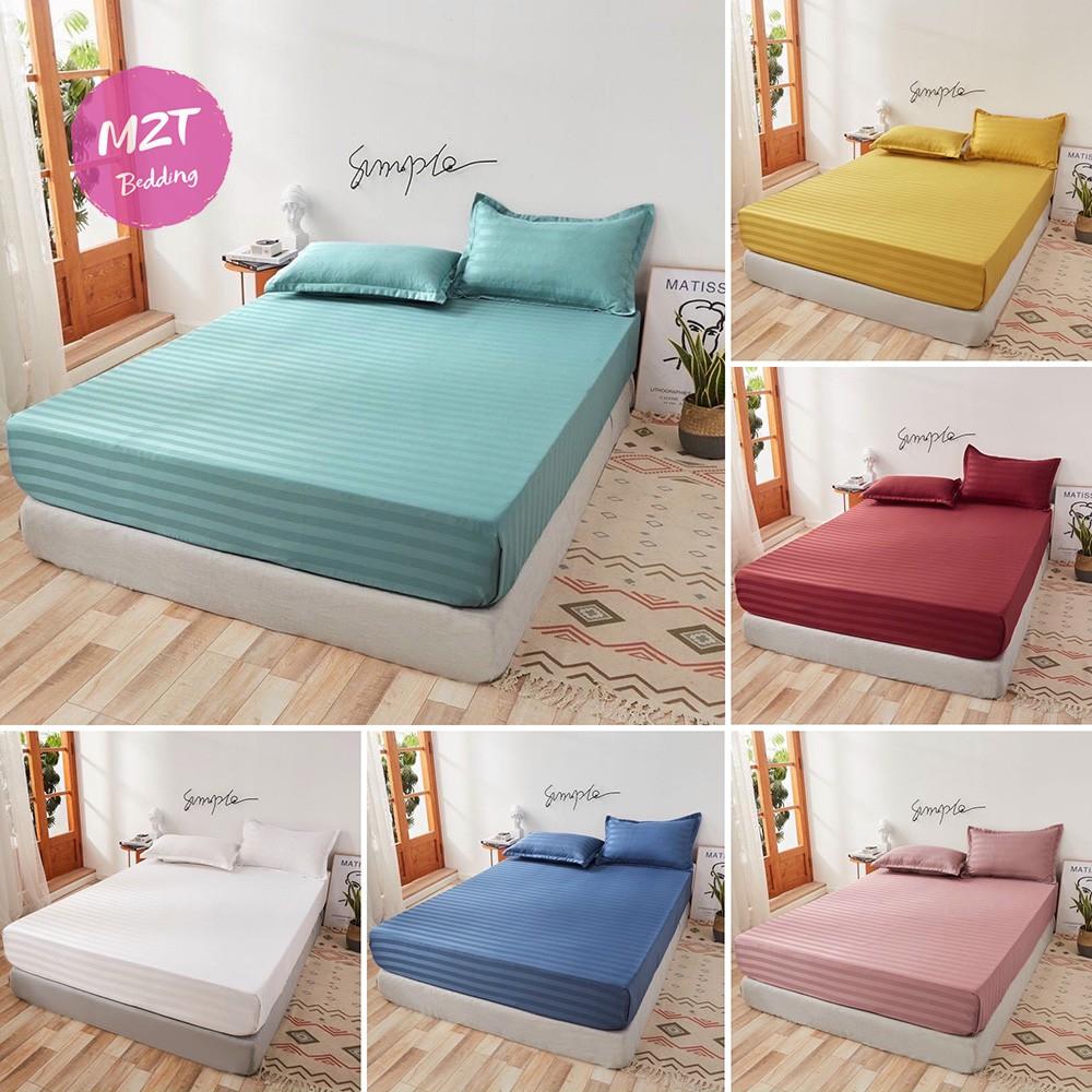 Bộ ga giường và vỏ gối Cotton 3F M2T Bedding ga gối cotton Khách Sạn, Nhà Nghỉ, Homestay chuyên dùng