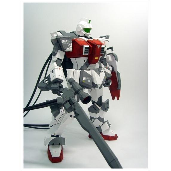 Mô hình giấy Gundamm RGM-79 GM Sniper