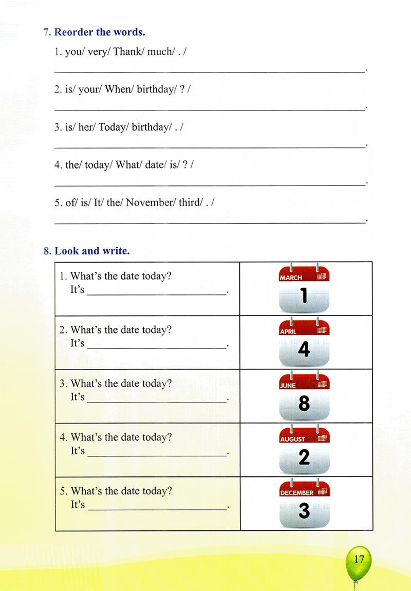 Vở Thực Hành Tiếng Anh Lớp 4