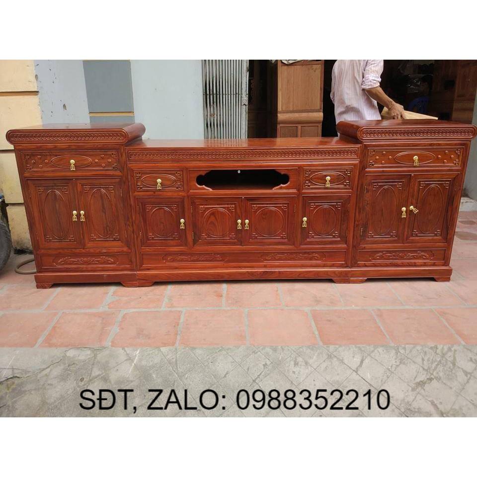 Kệ Tivi Gỗ Kệ Mõ - Gỗ Hương Vân