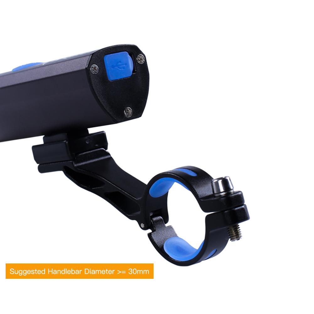 Đèn led xe đạp, hợp kim nhôm có thể sạc lại 5W, chống thấm nước