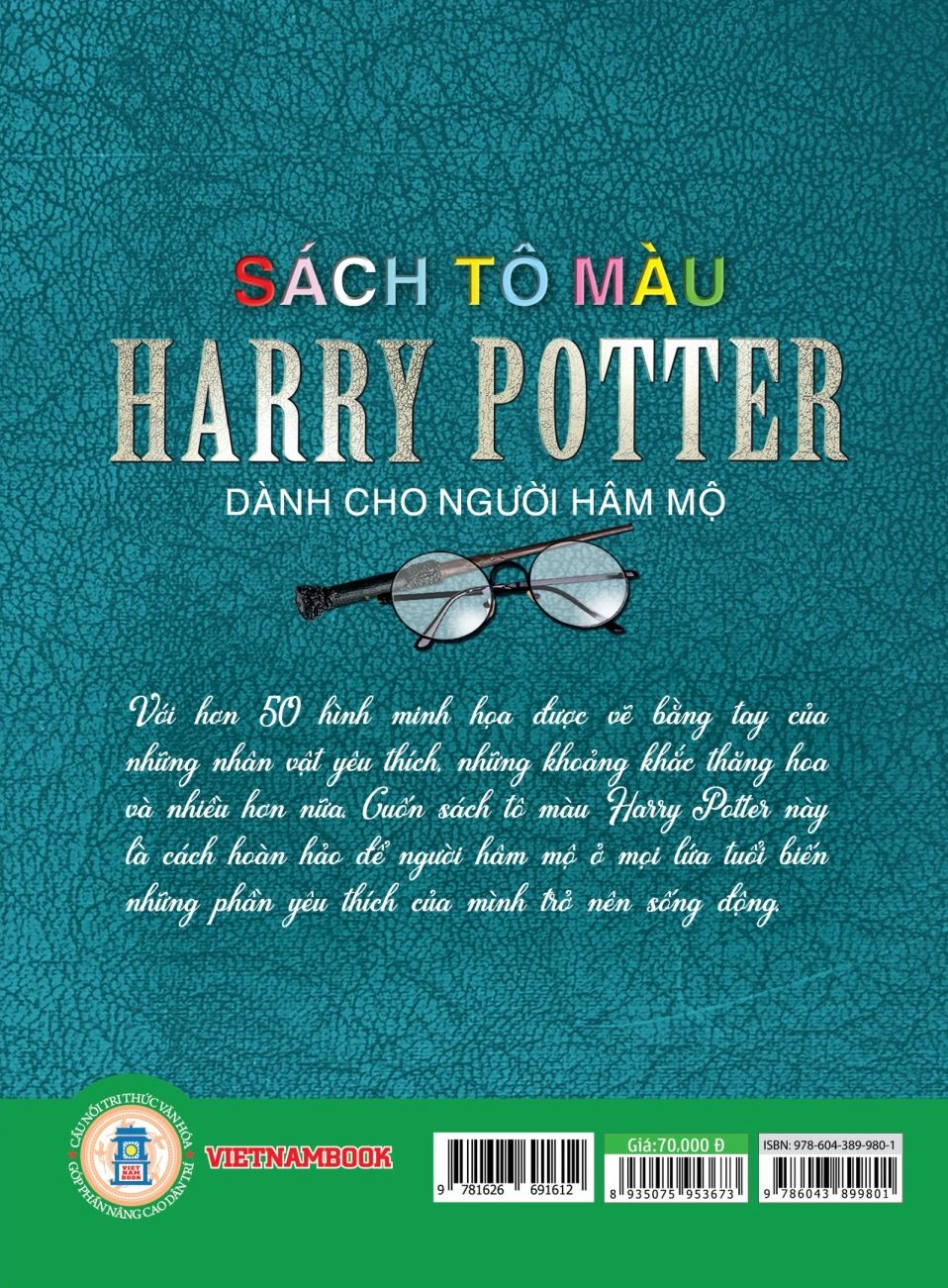 Sách Tô Màu Harry Potter Dành Cho Người Hâm Mộ (Unofficial)