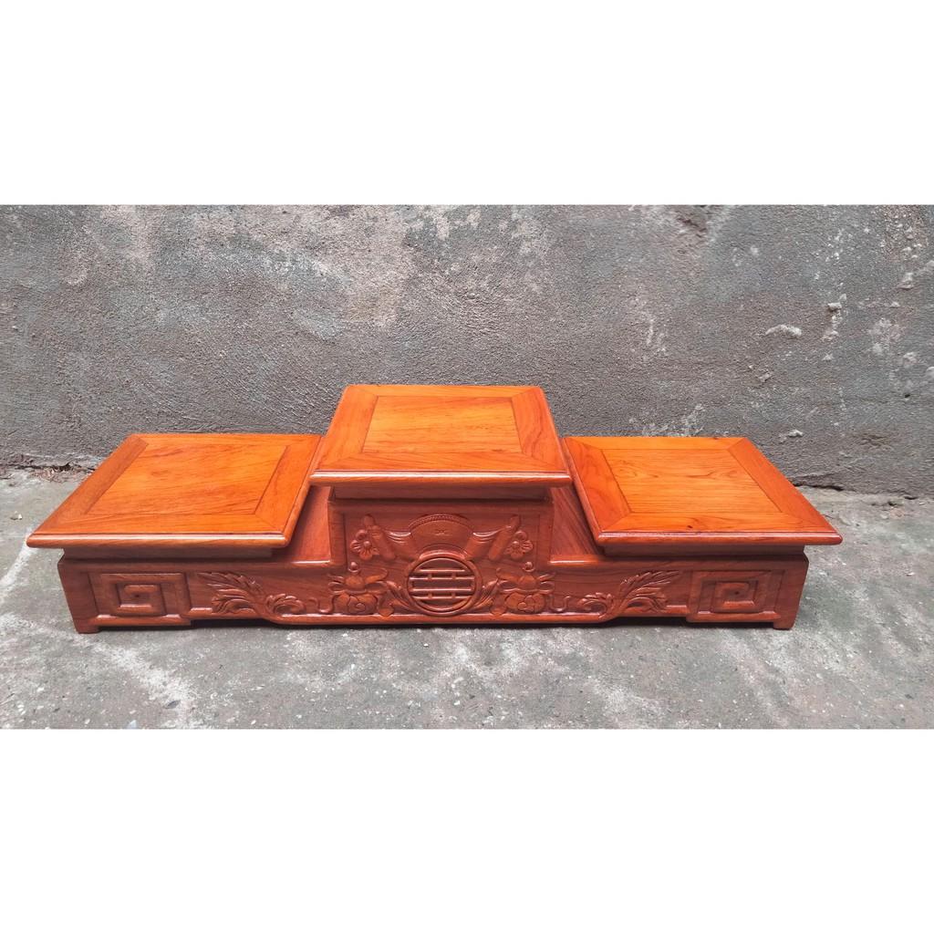 Tam sơn, chân đế bát nhang gỗ hương
