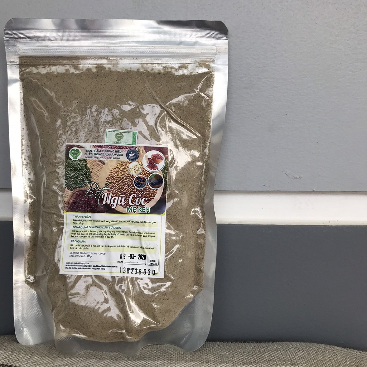 Bột ngũ cốc Mẹ Ken 500gr tặng kèm miếng lót ly