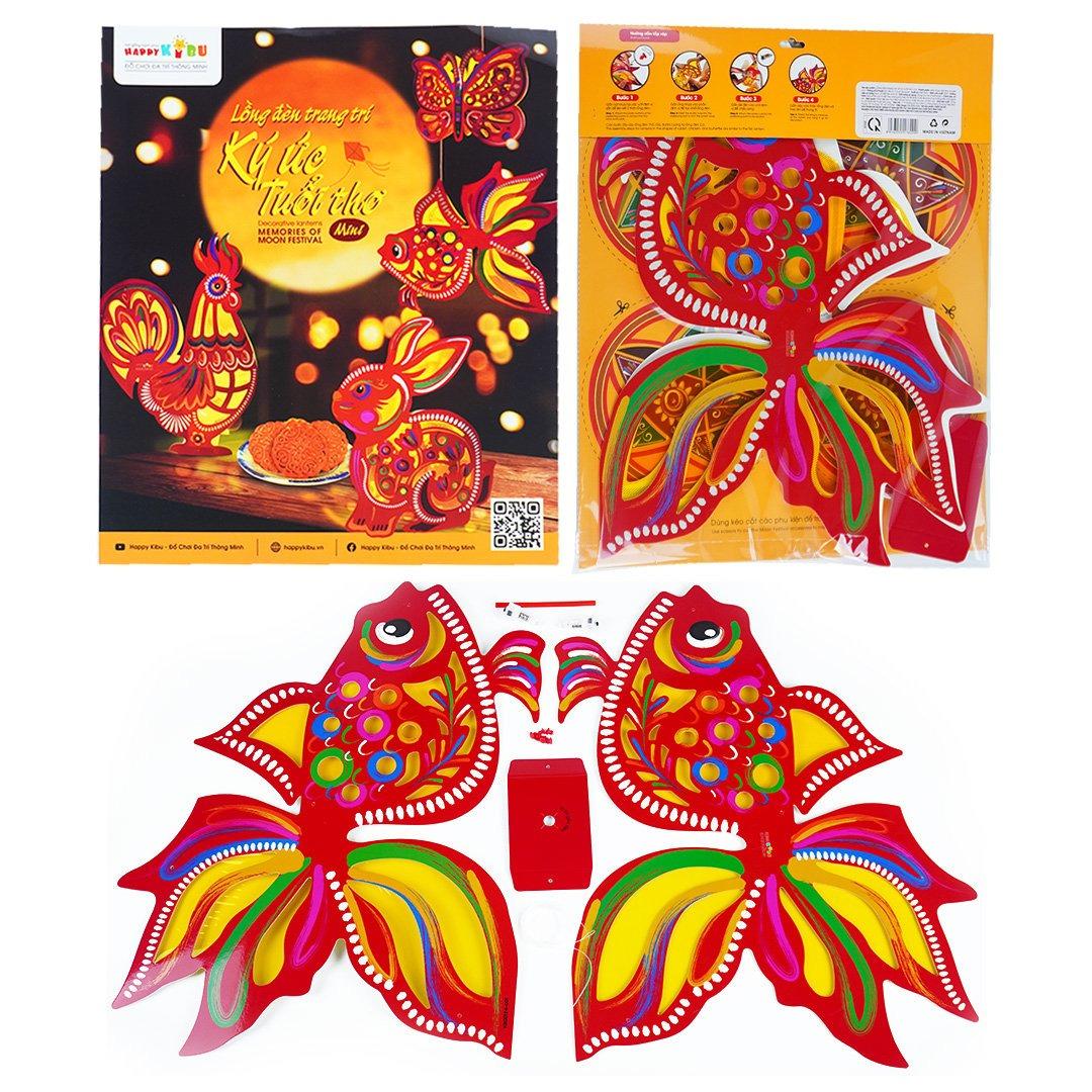 Lồng Đèn Trang Trí - Ký Ức Tuổi Thơ - Hình Cá - Happy Kibu KB00124-001