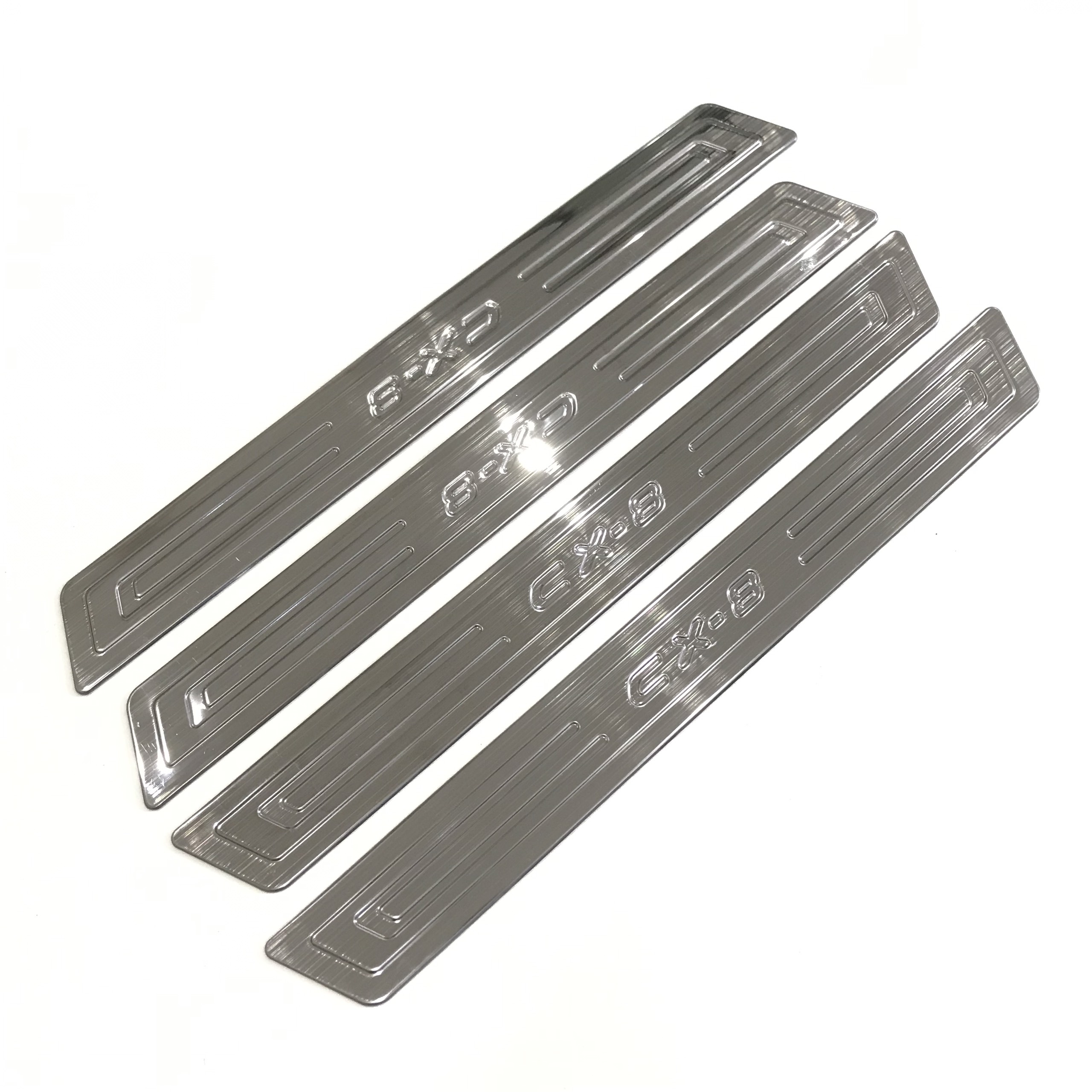 Bộ Ốp bậc cửa, Nẹp bước chân Titan dành cho xe Mazda CX-8