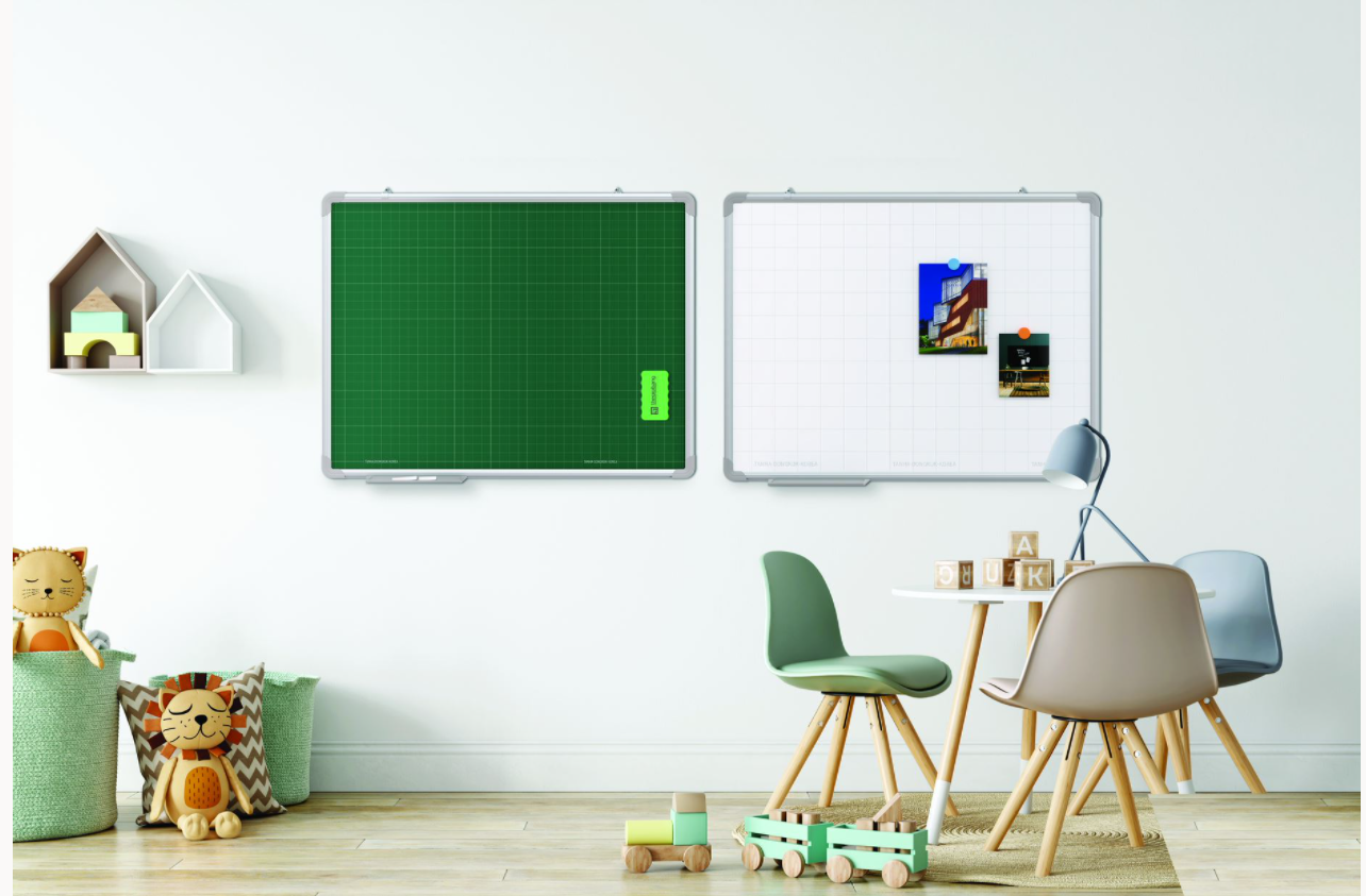 Bảng từ trắng viết bút lông Hàn Quốc 60x100cm