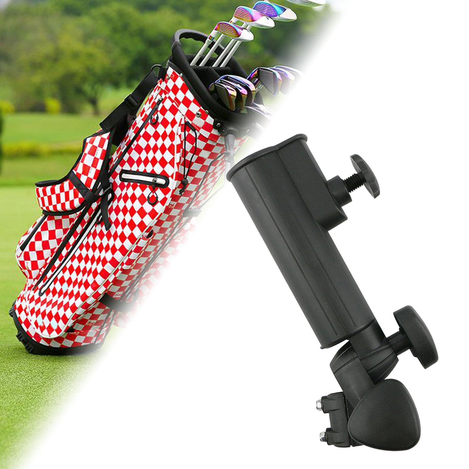 Golf Cart Umbrella Holder Clamp Mount, Umbrella Clip Mounting, Golf Push Cart Umbrella Holder Durable Adjustable Angle for Bike, Outdoor Sports