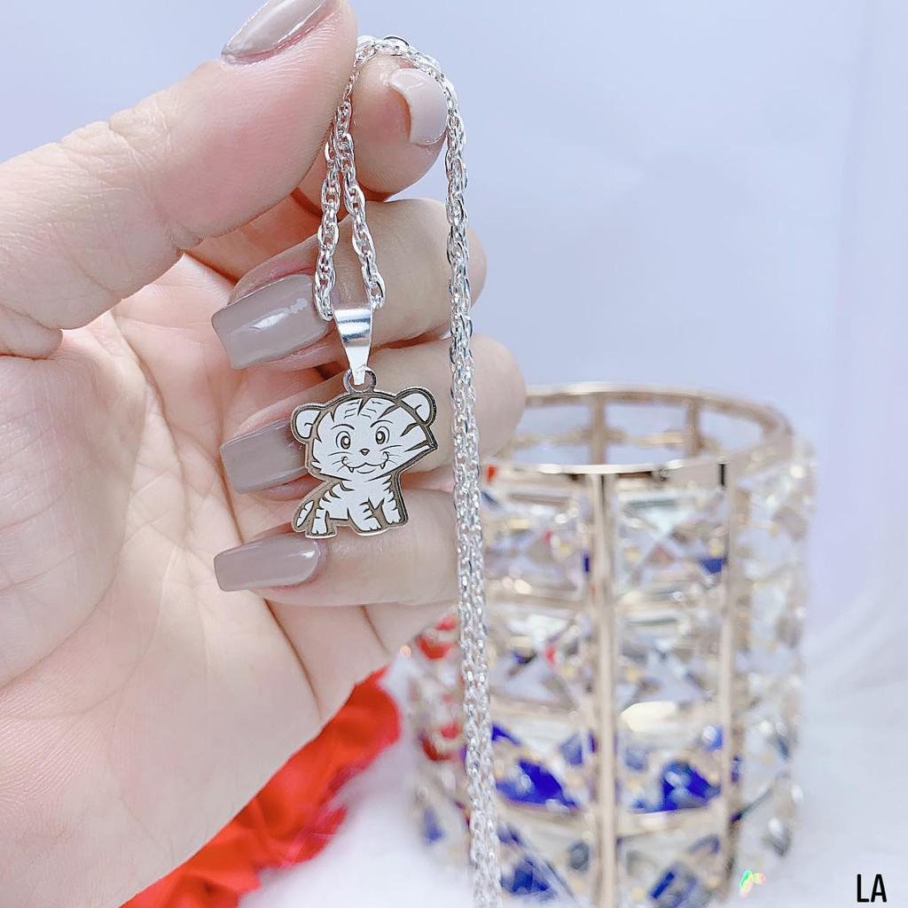 Dây chuyền khắc tên Dây chữ trẻ em, người lớn