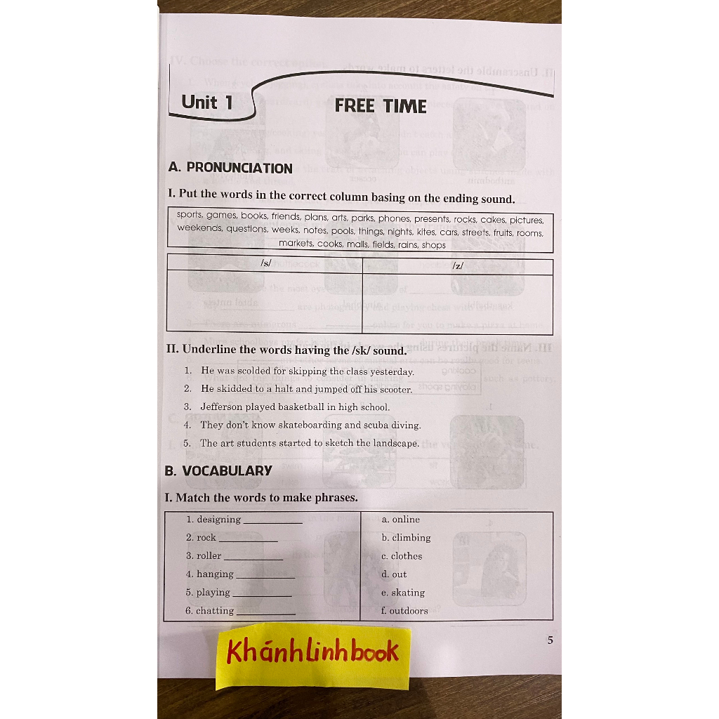 Sách - Bài Tập Tiếng Anh 8 Dùng Kèm SGK Tiếng Anh 8