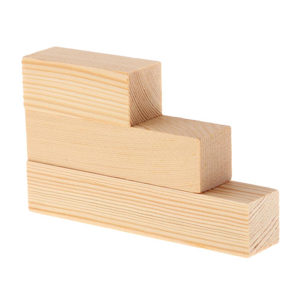 20Pcs Balsa Wood Blocks DIY Modelling Craft Pine Wood Woodworking Crafts