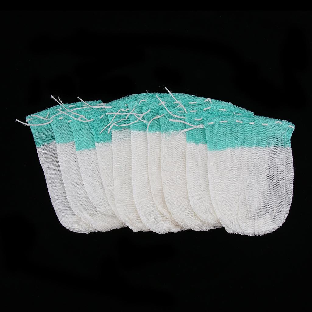 20pcs/set Outdoor Camping Gas Lamp Lantern Mantles Protective Cover for Night Camping Tent, Green, 10 x 8 cm