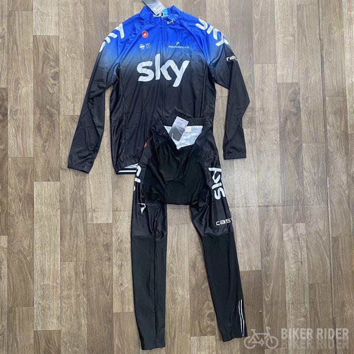 Quần áo đạp xe , Bộ quần áo xe đạp SKY dài tay PKXD-1148