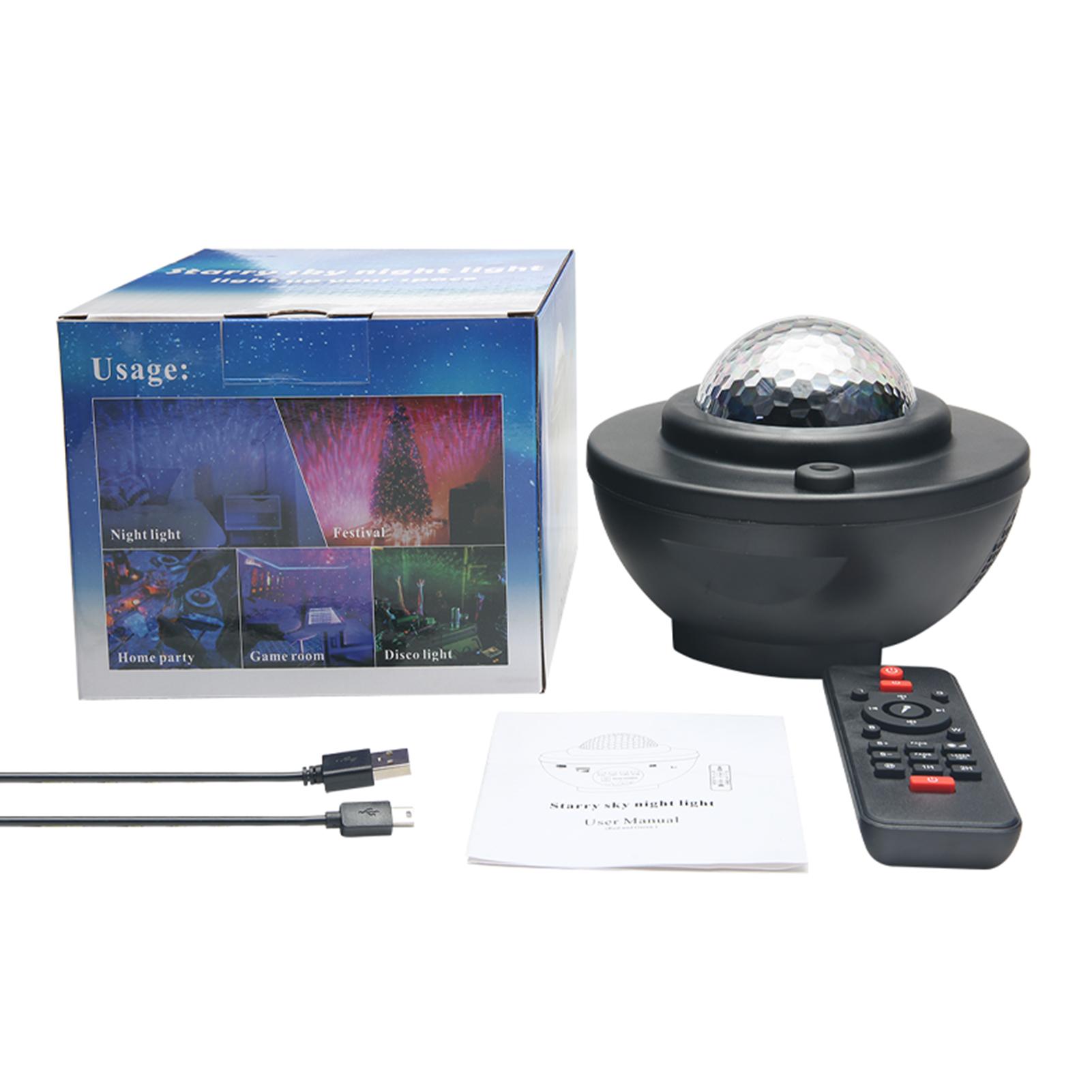 Đèn LED phản chiếu ngôi sao tạo hiệu ứng dải ngân có nhạc BT 10 Màu sắc có Voice & Ứng dụng & Điều khiển từ xa