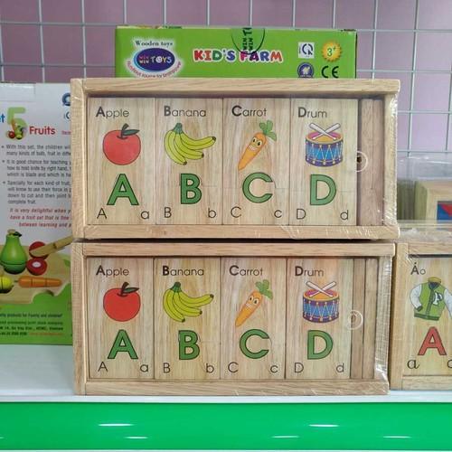 Đồ chơi gỗ Winwintoys - Bộ tìm chữ cái, tiếng Anh - 64312