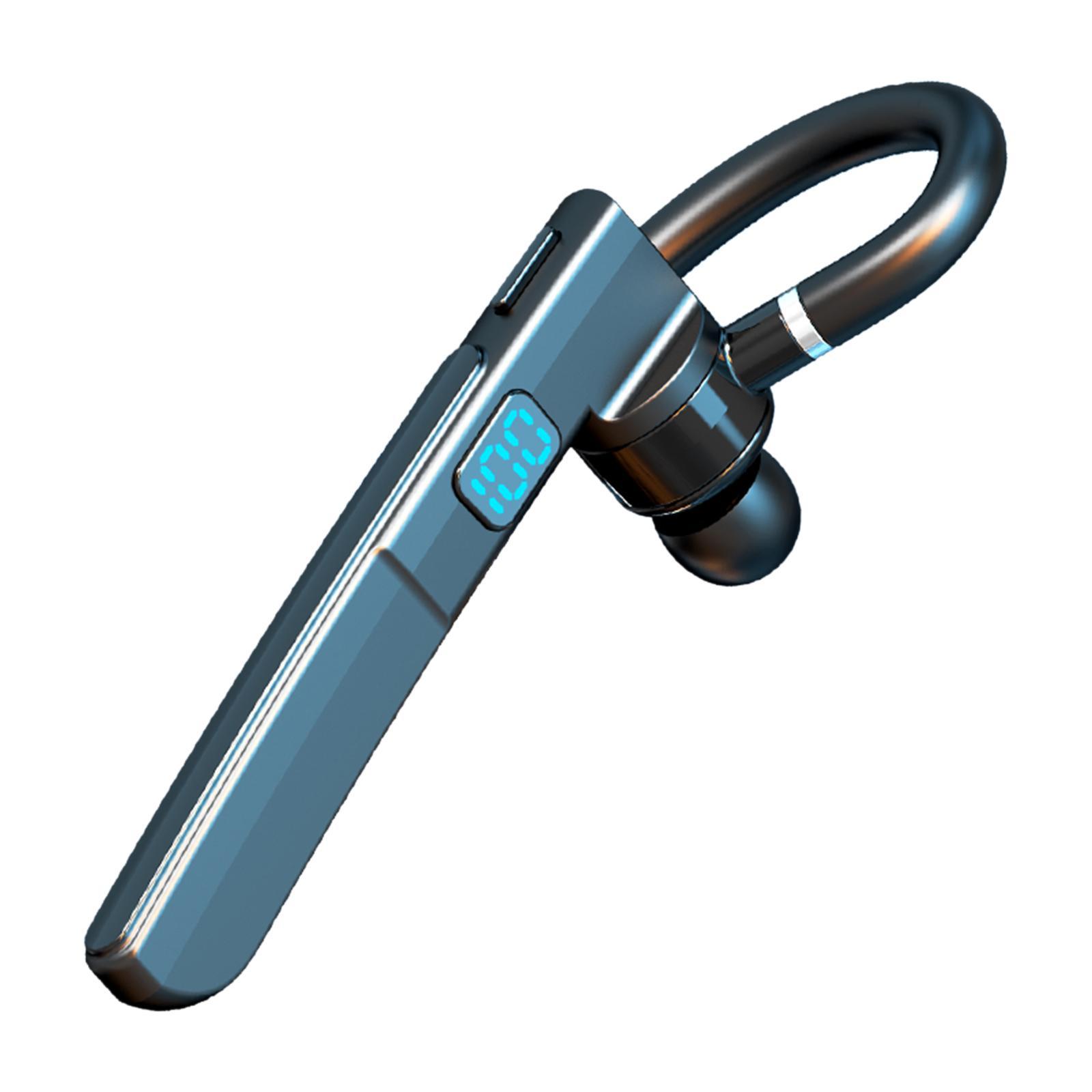 Single Ear Hook Earpiece with Mic Earpiece Headphones for Running Gym Fitness