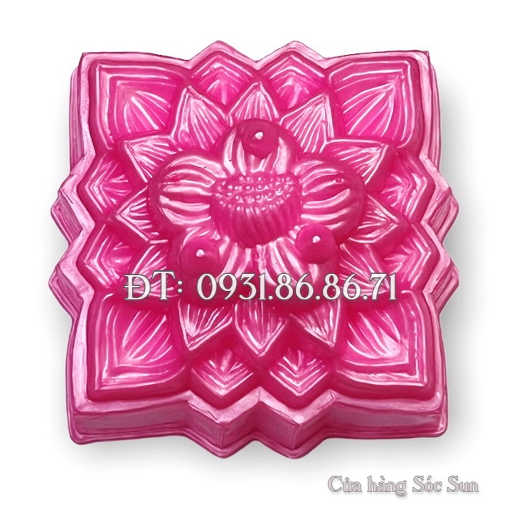 Khuôn rau câu trung thu hoa cẩm chướng loại 10 cm – Mã số 1867