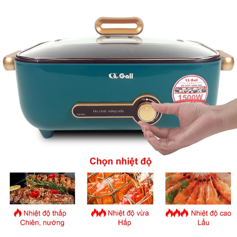 Nồi lẩu điện Gali GL-1210 - Hàng chính hãng