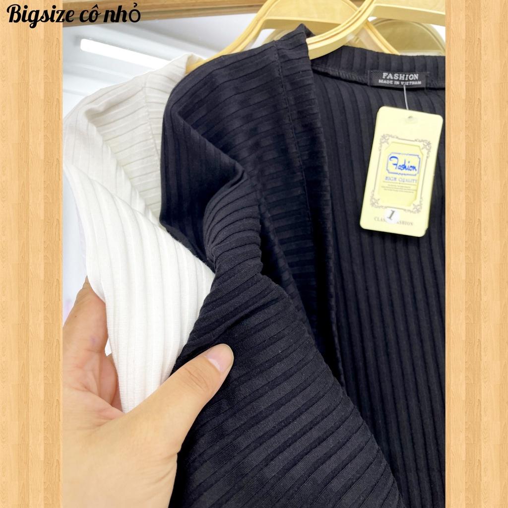 Áo khoác thun bigsize chống nắng gân đũa nữ form rộng croptop đẹp KG