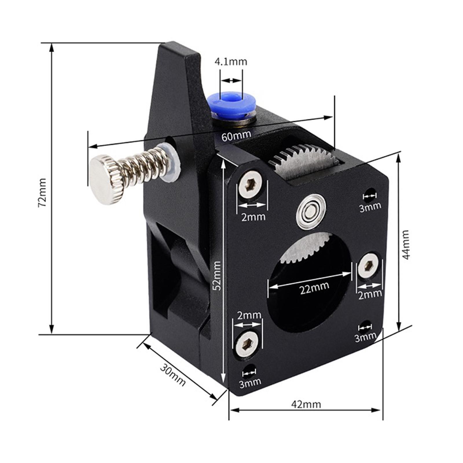 3D Dual Gear Extruder Accs Replacement Double Gear Drive Extruder for Ender3