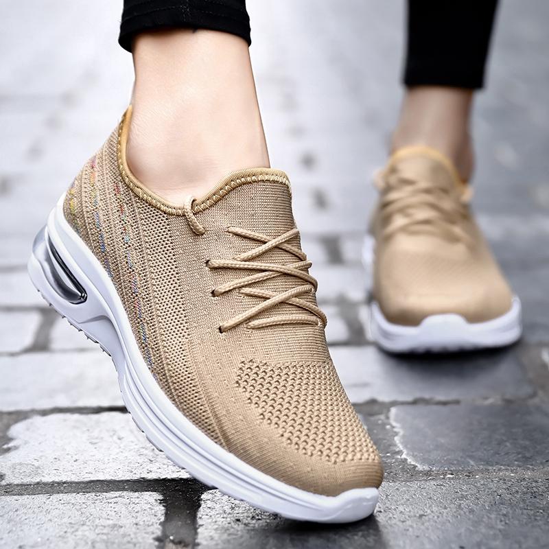 Giày Sneaker Chạy Bộ Nữ Đế Mềm