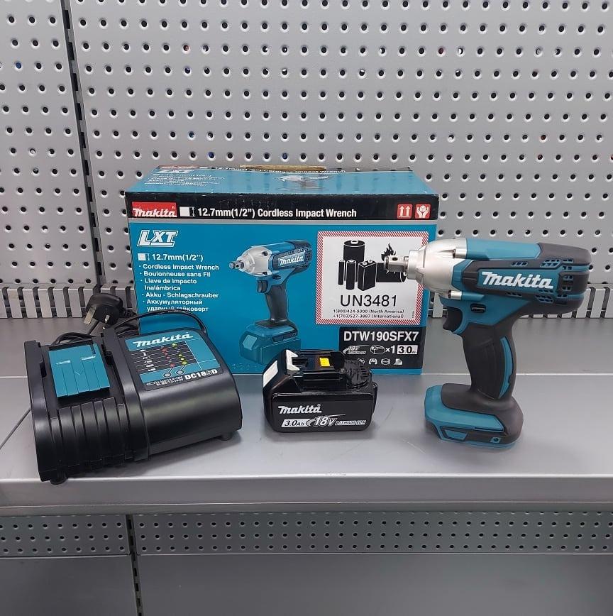 MÁY SIẾT BU LÔNG DÙNG PIN MAKITA DTW190SFX7 - HÀNG CHÍNH HÃNG