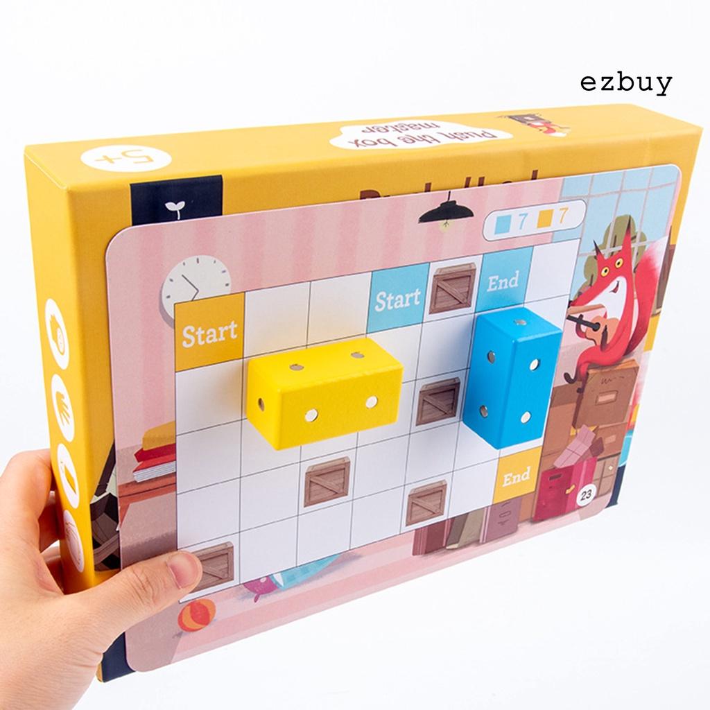 EY-Fox Push Box Children Maze Logical Thinking Building Block Early Educational Toy