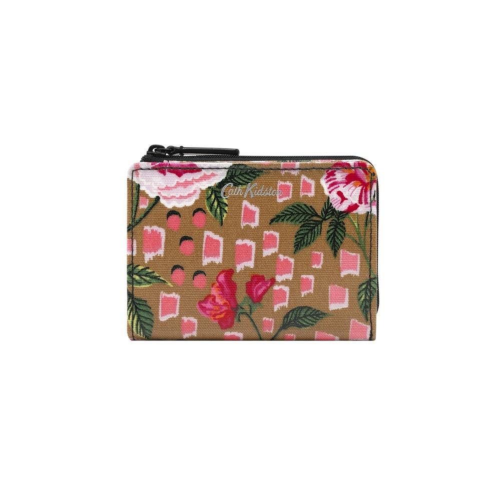 Cath Kidston - Ví nữ ngắn/Slim Pocket Purse - Tea Rose - Camel -1042153