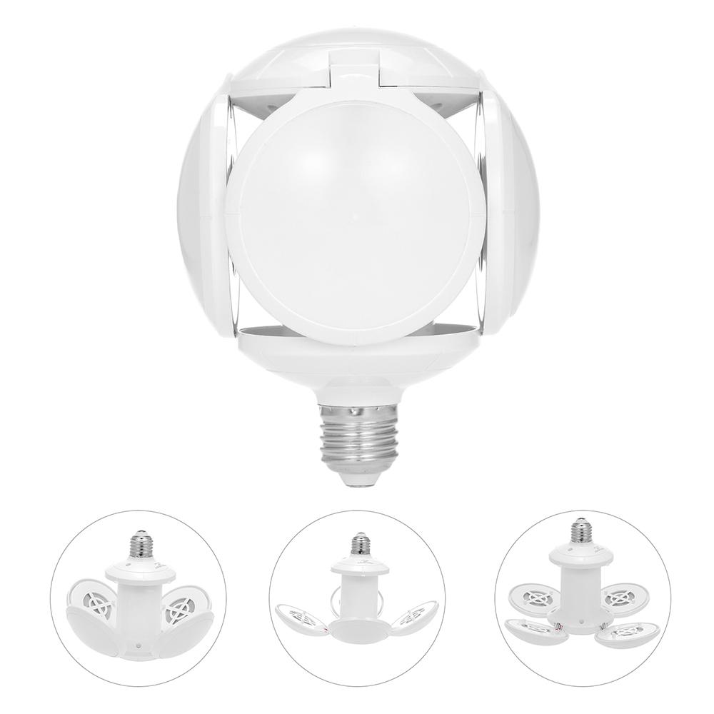 LED Garage Lights Deformable 40W LED Basement Lights E26/E27 LED Light Bulb Ceiling Lighting Daylight Lamps with 4