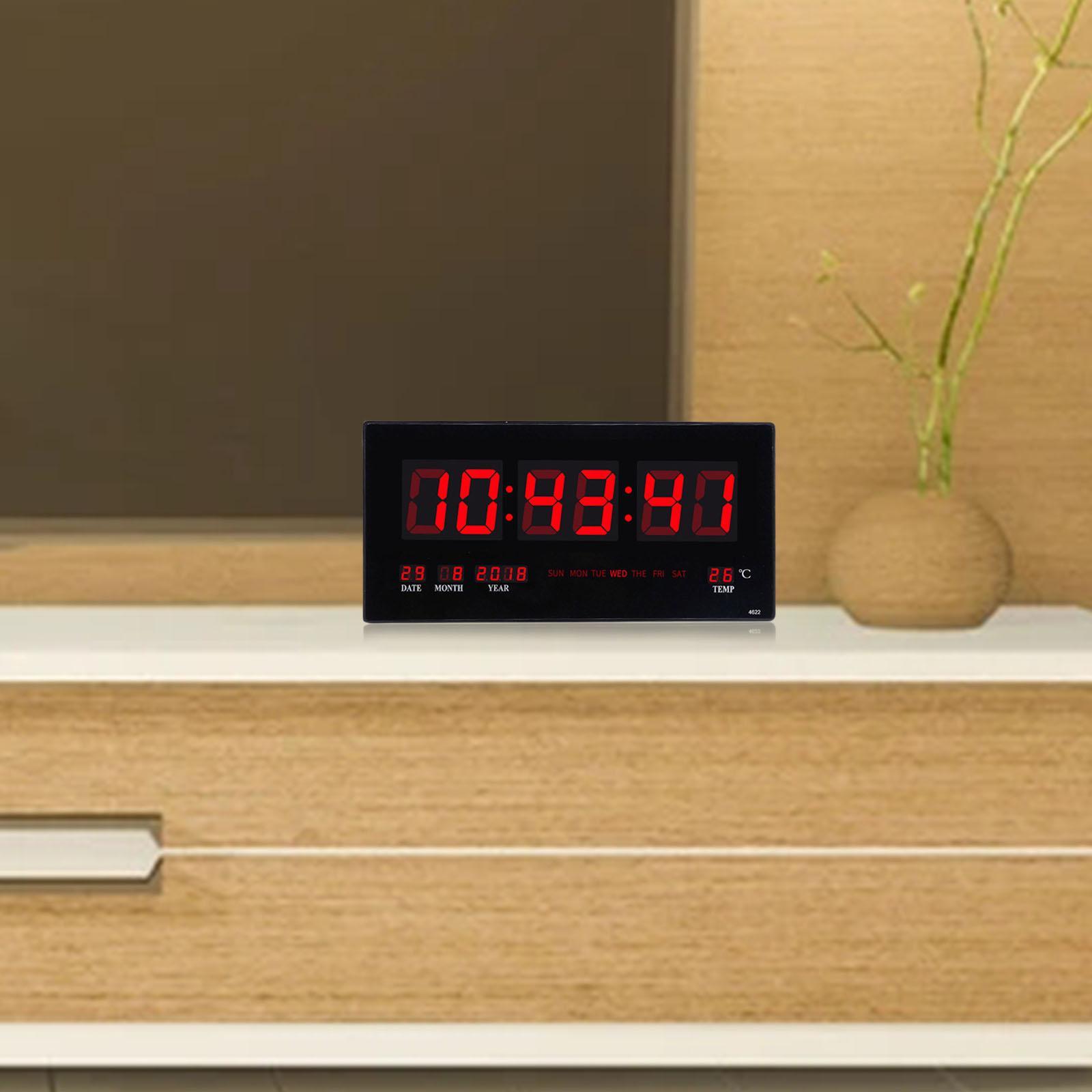 17'' LED Screen Clock 24H Time  US