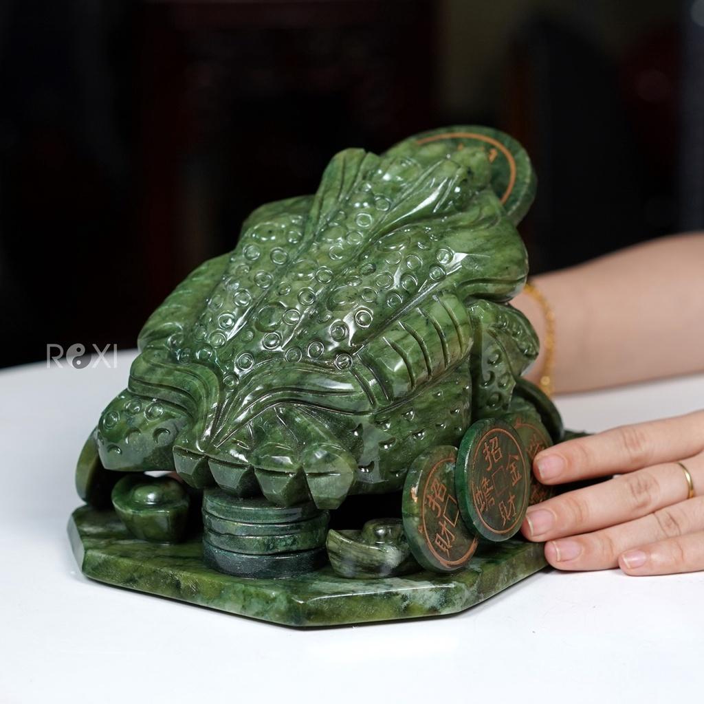 Thiềm thừ xanh serpentine 19cm (nặng 4,1kg)