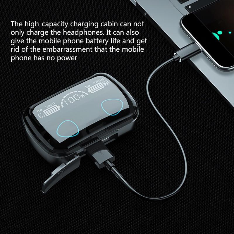 Tai Nghe Bluetooth Không Dây TWS M10 Âm Thanh Nổi 9D Chống Nước Có Micro Mới