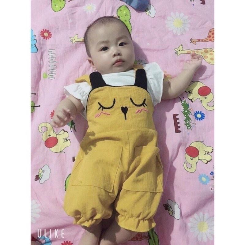 Sét Body Yếm kèm áo Lina Kids cho bé gái từ 5-14kg