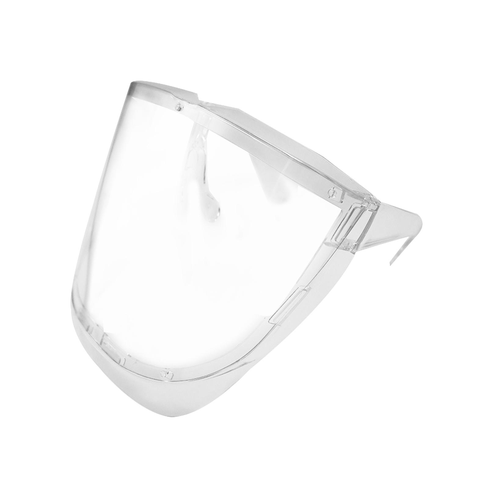 Safety Face Shield Full Face Mask Reusable Transparent Protective Wrap-Around Face Shield Protection against Splash