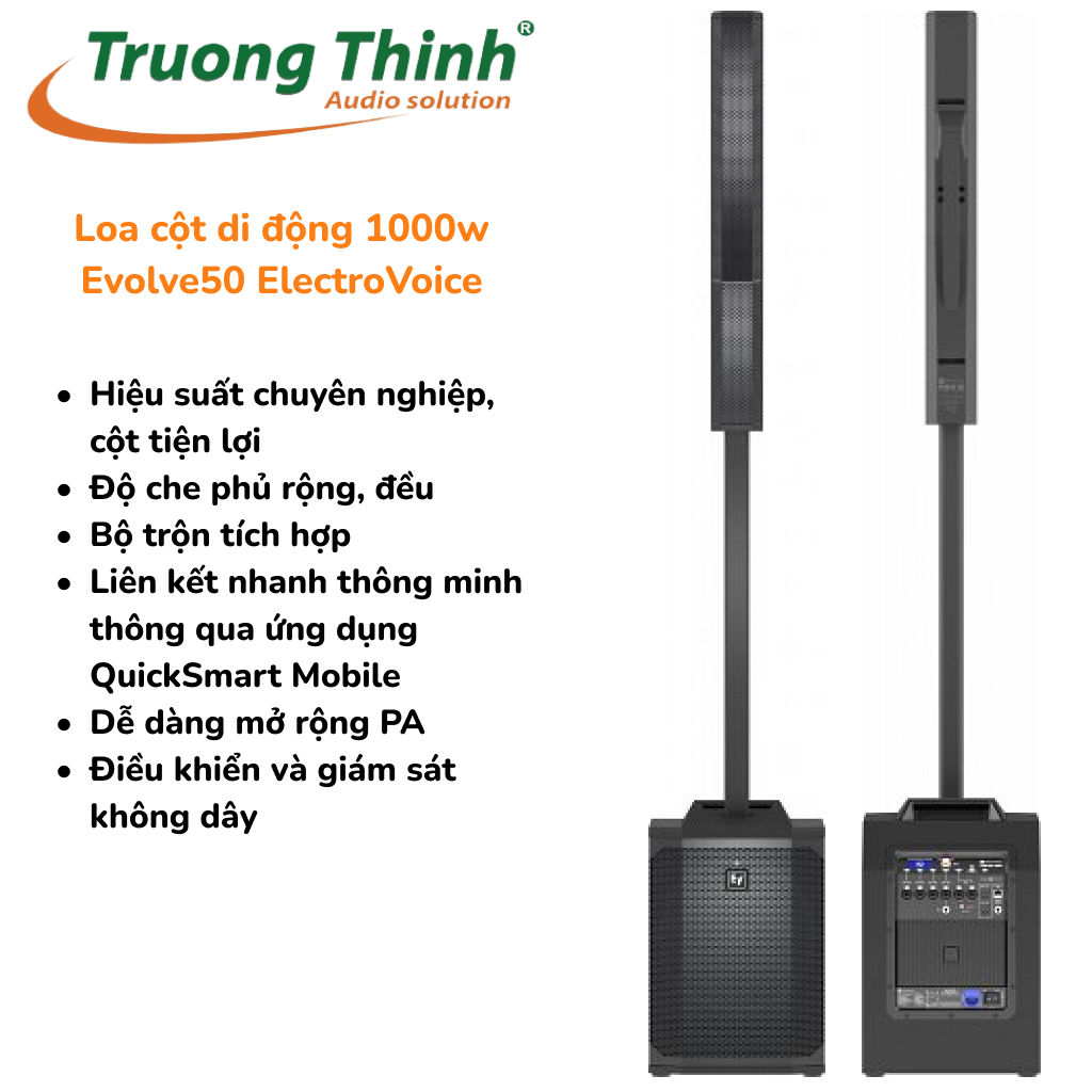 Loa cột di động 1000w Electrovoice Evolve50 - Loa Electro-Voice Evolve 50 - Hàng Chính Hãng