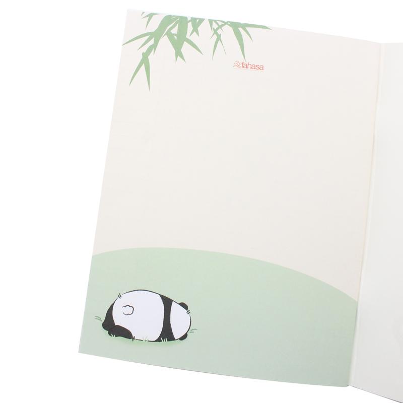 Combo 10 Tập Học Sinh Fluffy Panda - Miền Nam - 4 Ô Ly - 96 Trang 80gsm - The Sun 02 - Tặng Nhãn Vở Kèm Sticker