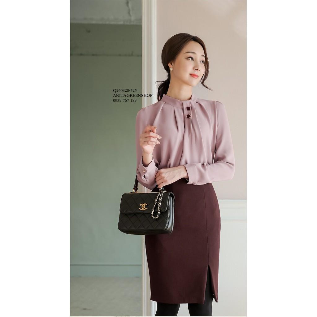 Q260320 SET ÁO VÀ CHÂN VÁY CÔNG SỞ