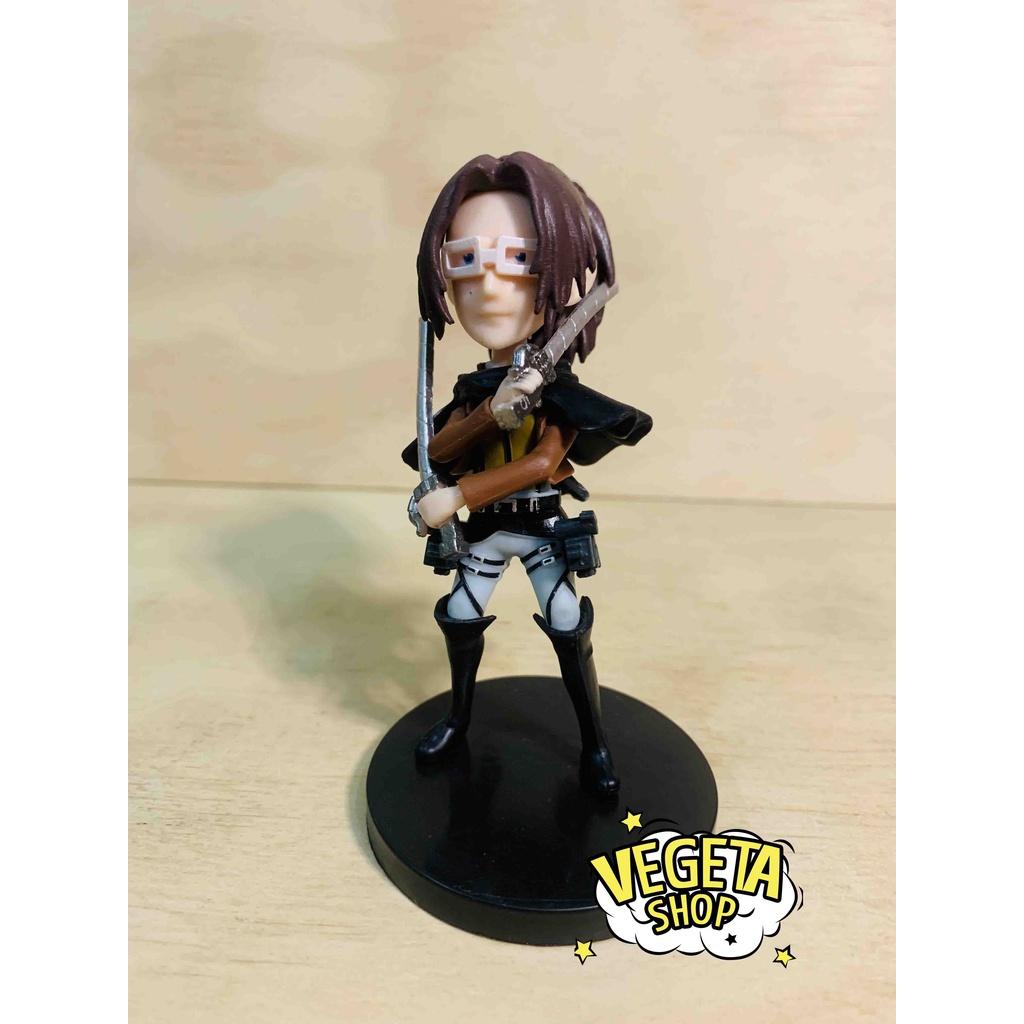 Mô hình Attack On Titan - AOT - Đại chiến Titan - 6 nhân vật Eren Mikasa Armin Hange Sasha Levi tự chọn - Cao 9~10cm