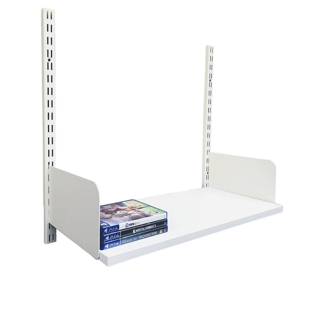 Bộ 4 Thanh Ray Tường Lỗ Đôi SMLIFE Railshelf H60 - Phụ Kiện Thành Phần Để Lắp Hệ Kệ Ray Tường Railshelf